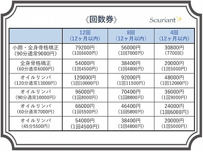 ボディー回数券